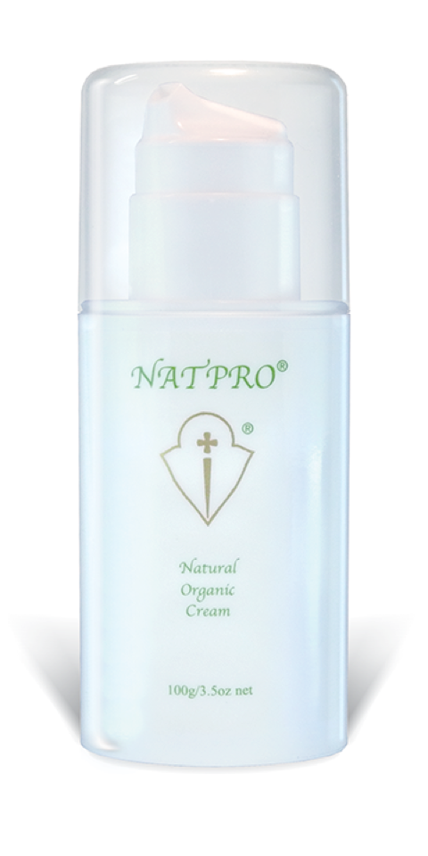 Natpro Airless Dispenser Pump 100g / 3.5oz - Progesterone Organic